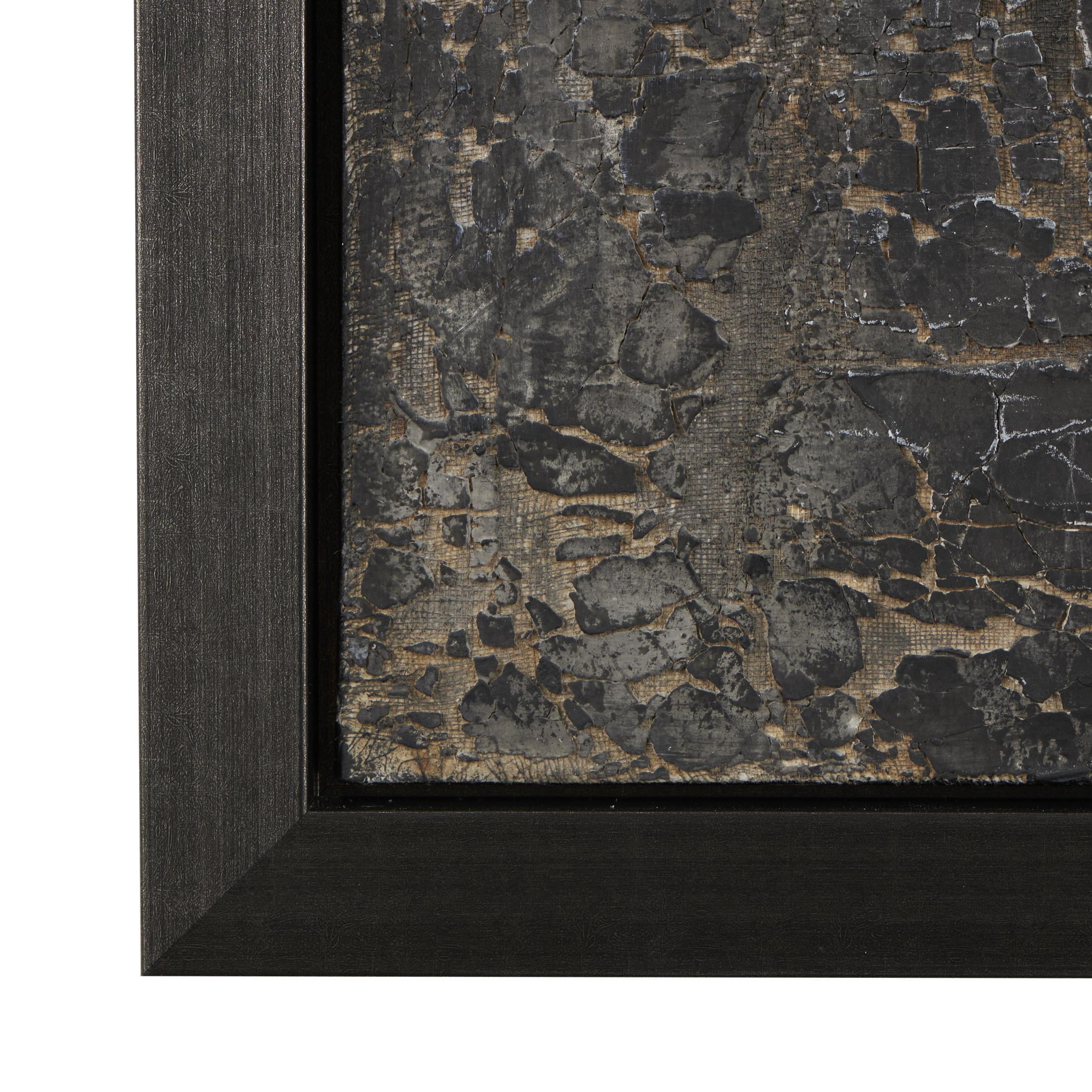 30" x 59" Horse Framed Wall Art with Textured Distressing, by DecMode