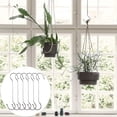 thumbnail image 4 of Qianha Mall Long S-shaped Hook 6pcs Extra S Hooks Heavy Duty Stainless Steel Hook for Kitchen Closet Bathroom Garage Workshop Office for Hanging for Kitchen, 4 of 8