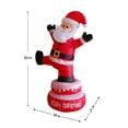 thumbnail image 5 of Jeco  5 ft. Inflatable Rotating Santa Claus, 5 of 5