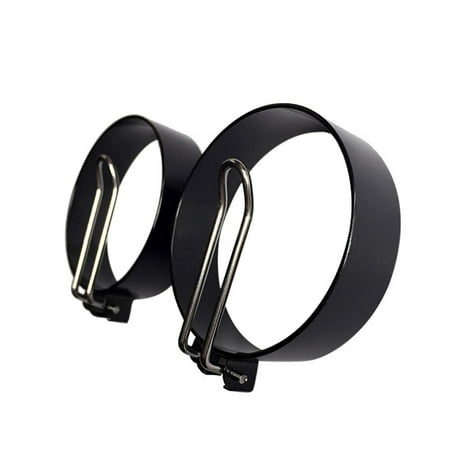 

Kitchen essentials for new home kitchen 2 PCS Nonstick Stainless Steel Handle Round Egg Rings Shaper Pancakes Molds Ring CHMORA