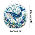 thumbnail image 5 of Clearance! DIY Sea Animal Pearl Art Diamond Painting Suncatcher Kit, Whale, 5 of 7