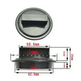 thumbnail image 2 of HIBIBUD Garbage Disposal Splash Guard 3inch Collar Sink Baffle Garbage Disposal Stopper Compatible with Various Ez Mount Disposals, 2 of 7