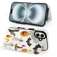thumbnail image 4 of Compatible with iPhone 11 12 13 mini 14 15 16 Pro Max Plus Wallet Case with Card Holder, PU Leather Kickstand Card Slots Case ( Halloween 3d Elements, iPhone 15 Pro), 4 of 7