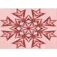 thumbnail image 1 of Ahgly Tapis Rectangulaire Lavable en Machine Rouge Pamplemousse Transitionnel, 2 Pieds x 5 Pieds, 1 of 7