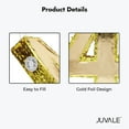 thumbnail image 5 of Juvale Gold Foil Number 4 Pinata - Shimmering Gold Finish & Pinatas for Birthday Party - Easy Pull-String Setup & 4th Birthday Decorations Girl - 15.5 x 11 x 3 in, 5 of 9