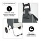 thumbnail image 3 of Carrito Plegable Multifuncional Queen Sense Ideal Para Mandado Supermercado Con Bolsa De Lona Color Gris, 3 of 6
