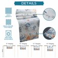 thumbnail image 6 of Jellyfish Coastal Table Runner 70 Inches, Summer Beach Coral Starfish Blue Ombre Bed Runner Dresser Scarves Tabletop for Indoor Outdoor Parties/Ceremony/Banquet, 13" x 70", 6 of 9