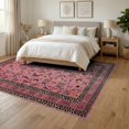 thumbnail image 3 of ODIKA Pink Print Leopard Boho Cheetah Spotted Flannel Motif Abstract for Dining Room, Under Table, Office, Non-Slip Chair-Friendly Floor, 3 of 7