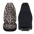 thumbnail image 4 of Uorisanigo Seat Covers for Cars Trucks SUV Front Seats, Soft Comfy Gray Leopard Print Vehicle Seat Protection Covers 2 PCS , Car Interior Accessories, Universal Fit & Breathable, 4 of 7
