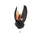 thumbnail image 2 of Fiudx Artículos en oferta con ofertas flash Broche de fantasma oscuro con personalidad para fiesta, divertido broche de flores de simulación, decoración de plumas para vestido, 2 of 6