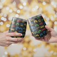 thumbnail image 2 of 12oz Stemless Wine Tumblers Multicolor Controllers Games Icons Black Vacuum Insulated Stainless Steel Travel Tumbler Cups Mug with Lid and Straw for Champaign,Cocktail,Beer with Cleaning Brush, 2 of 5