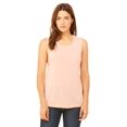 thumbnail image 1 of The Bella + Canvas Ladies Flowy Scoop Muscle Tank Top - PEACH - 2XL, 1 of 2