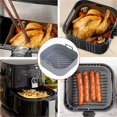 thumbnail image 3 of TRKIYQC Almohadillas de silicona para freidora de aire, forro de silicona para freidora de aire de grado alimenticio, fácil de limpiar, accesorios pae, cesta de freidora de aire reutilizada TRKIYQC casual, 3 of 6