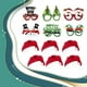 thumbnail image 5 of Decoraciones de Navidad Adult Santa Glasses Non-tejido Tela Head Bands Regalo para fiestas de la escuela Fotografías de transmisión en vivo Tipo de apoyo 2 Speravity HA009630-01, 5 of 6