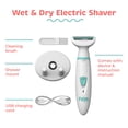 thumbnail image 5 of PalmPerfect Rechargeable Electric Women's Shaver with Shower Mount, 5 of 10