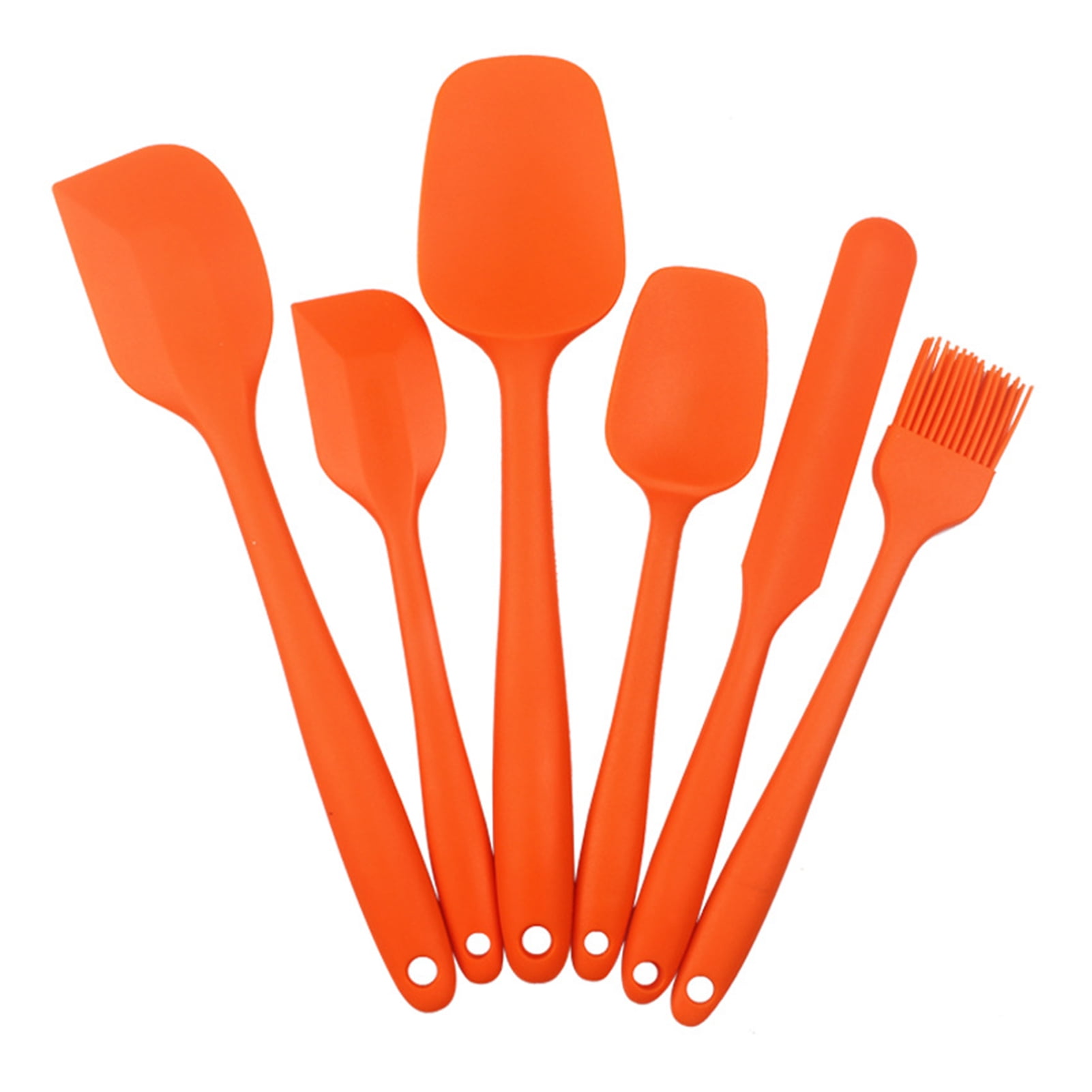 NUZYZ 1 Set Good Flexibility Utensils Set One Piece Design Silicone