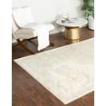 thumbnail image 3 of Rugs.com Finsbury Collection Rug – 3' 3 x 5' 3 Ivory Medium Rug Perfect For Living Rooms, Large Dining Rooms, Open Floorplans, 3 of 9