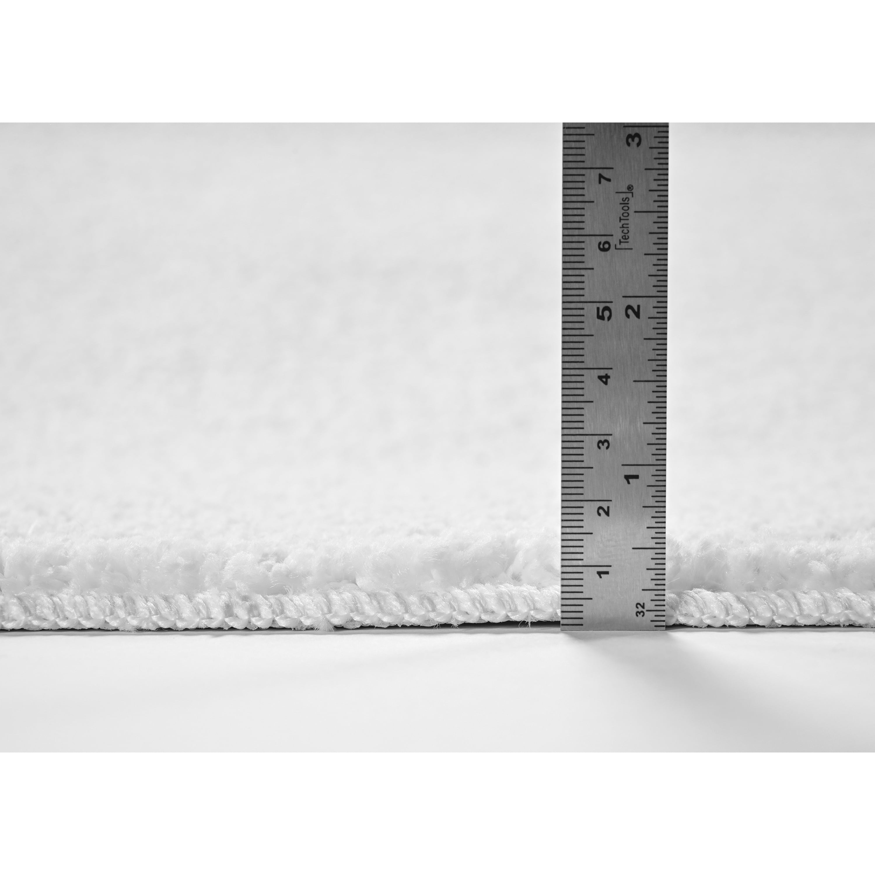 Garland Rug Gramercy Washable Polypropylene White Bath Rug, 24" x 40"