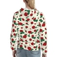 thumbnail image 7 of Haiem Rose Flowers for Men's Fashion Hoodies & Sweatshirts with Kangaroo Pocket,Hooded Sweatshirt with Eye-catching Drawstrings-X-Large, 7 of 7