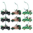 thumbnail image 1 of 9pcs St. Patrick's Forest Style Hanging Decors Wooden Pendants Decorations, 1 of 8