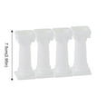 thumbnail image 2 of 4PCS Roman Column Cake Tiered Stands White Food Grade Plastic Support for Multilayer Wedding Fondant Cakes Decoration, 2 of 4