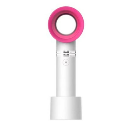 

Portable Bladeless Hand Held Cooler Mini USB No Leaf Handy Fan 360 Degrees an Portable Hand Held Cooler Outdoor Office Tools