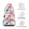 thumbnail image 4 of Goofa Roses and Butterflies Pattern Elastic Car Seat Cover - Stretchable Auto Seat Protector, Easy to Install and Clean for Cars, SUVs, Trucks, and Vans, 4 of 5