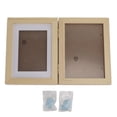 thumbnail image 3 of Pet Paw Print Frame Kit Easy DIY Pawprint Keepsake and Picture Frame for Dog Cat Pet GiftLog Frame Set + Elegant Blue Ink Pad, 3 of 9