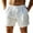White, variant on Mens Linen Shorts Casual Breathable Hiking Shorts with Pockets Classic Golf Drawstring Waist Sweatpant Summer Beach Outfits