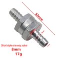 thumbnail image 1 of Non Return Valve Single Way Inline 6/8/10/12mm Fuel Air Water Pipe Tube Hose, 1 of 7