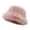BD30_Pink, variant on Lumtrix Faux Fur Winter Hats For Women Winter Christmas Stocking Stuffers Fluffy Solid Color Cap Khaki One Size