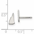 thumbnail image 2 of 925 Sterling Silver NH Small State Earring, 2 of 2