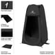 thumbnail image 3 of Pop Up Pod - Tienda de campaña para ducha privada, vestidor o inodoro portátil con bolsa de transporte para camping, playa o portón trasero de Wakeman Outdoors (negro), 3 of 5