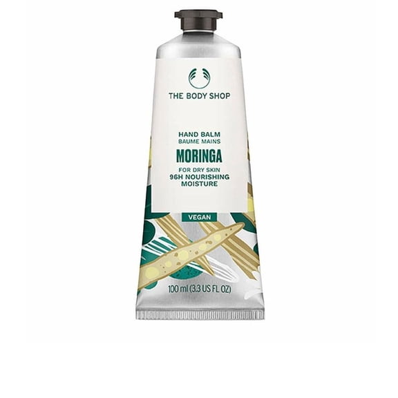 The Body Shop Moringa On-the-Go Hand Cream Hydration and Protection Floral Fragrance 3.3 oz