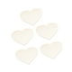 thumbnail image 4 of Recortes de corazón de madera, 5 piezas de corazón de madera de Navidad, rebanada de corazón de madera, corazón de madera diseñado a medida para la perfección, 4 of 12