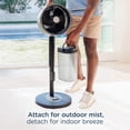 thumbnail image 3 of COWIN Portable Oscillating Cooling Fan with Remote Control and Water Tank Pedestal Mist Fan, 3 of 5