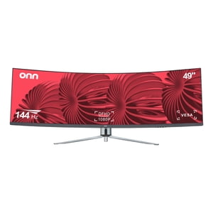 onn 49" 3840x1080 Curved Dual FHD Gaming Monitor