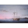 thumbnail image 1 of 24x36 gallery poster, Lumber Schooners at Evening on Penobscot Bay, 1863 by Fitz Henry Lane, 1 of 1