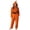 65#Yellow, variant on Adult Women Soft Plush Halloween Pumpkin Face Printed Flannel Jumpsuit Hooded Loose Festive Loungewear Earthy Yellow 2XL