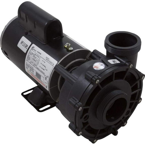 Waterway EX 2 48-Frame 2HP Dual-Speed Spa Pump, 2in. Intake, 2in. Discharge, 230V 3421021-1U