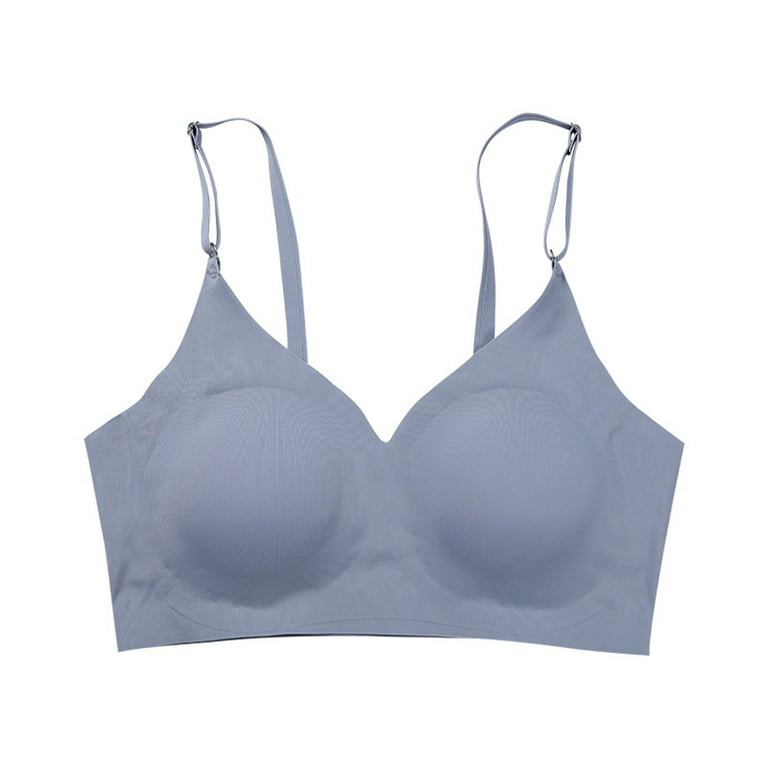 CLZOUD Comfort Shaping Bras for Women Coffee Polyester Womens Push