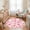 Color 2, variant on Washable Non Slip 4ft Round Rug, Pastel Watercolor Floral Delicate Blossoms Leaves Circle Area Rugs with Tassels Carpet for Nursery Bedroom Living Room Playroom Tent Rug