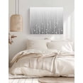 thumbnail image 3 of Gray Flower Wall Art for Living Room,Canvas Picture Wall Decor for Bathroom Bedroom,Geometric Stripe Gradient Branch Minimalist Painting Artwork for Office Kitchen Hallway Dining Room Decor 12"x16", 3 of 8