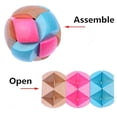 thumbnail image 2 of iq Brain Teaser Kong Ming Lock Lu Ban Lock 3d Madera Interlocking Burr Rompecabezas Juego Juguete | Rompecabezas Kuyhfg Bienvenido a Kuyhfg, 2 of 3