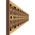 thumbnail image 3 of Ekena Millwork 46 3/8"W x 4"H x 3/8"T Blume Fretwork Moulding, Wood (Paint Grade), 3 of 13