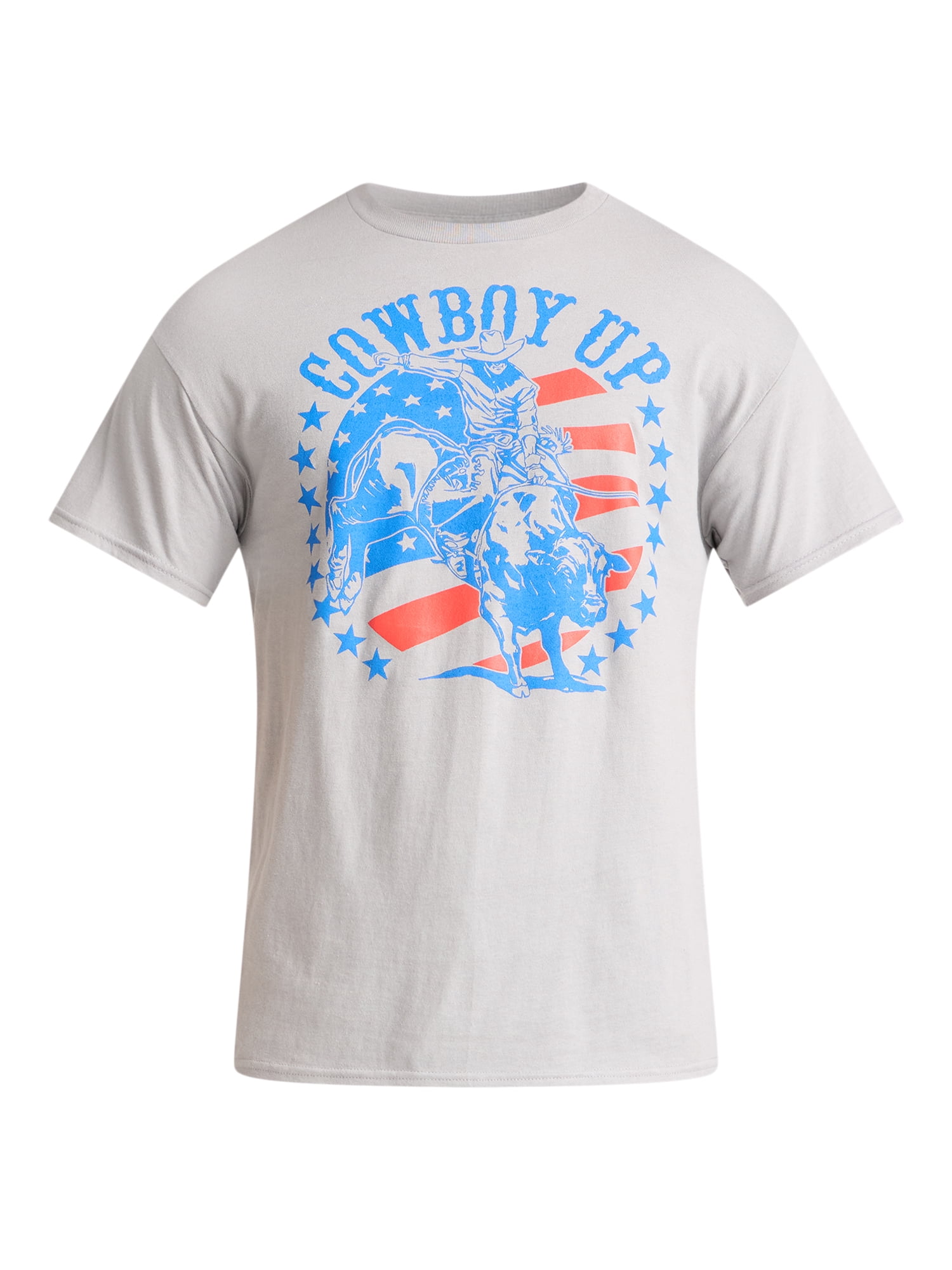 Professional Bull Riders, Men's & Big Men's Graphic T-Shirt, Cowboy Up, Sizes S-3XL
