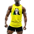 thumbnail image 3 of Chaleco deportivo de secado rápido para entrenamiento al aire libre, moda, ropa cómoda, para las cuatro estaciones, estampado informal, para correr, con cuello redondo, para hombre, 3 of 5
