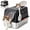 Black, variant on Ataucjin Dog Proof Stainless Steel Cat Litter Box with Lid – Fully Enclosed, Top Entry, High Sided for Leak Protection, Scoop Included, Perfect for Large & Multi-Cat Homes – Pink