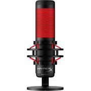 QuadCast - USB Condenser Gaming Microphone, for PC, PS4, PS5 and Mac, Anti-Vibration Shock Mount, Four Polar Patterns, Pop Filter, Gain Control, Podcasts, Twitch, YouTube, Discord, Red LED