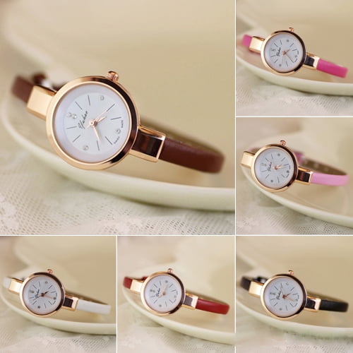 Thin strap women's watches best sale